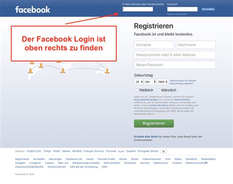 facebook login|facebook einloggen.